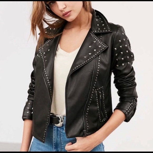 Urban Outfitters Leather Jacket - Picture 6 of 8